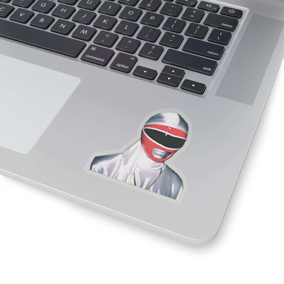 Red Power Ranger Durag Funny Sticker