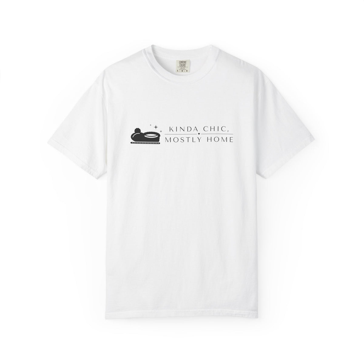 Kinda Chic Mostly Home Minimal Editorial Tee
