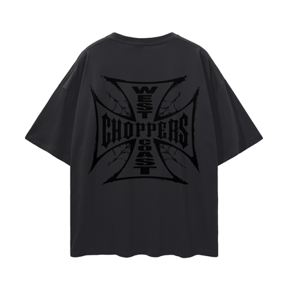 Vintage/Y2K Style West Coast Choppers Web Oversized T Shirt