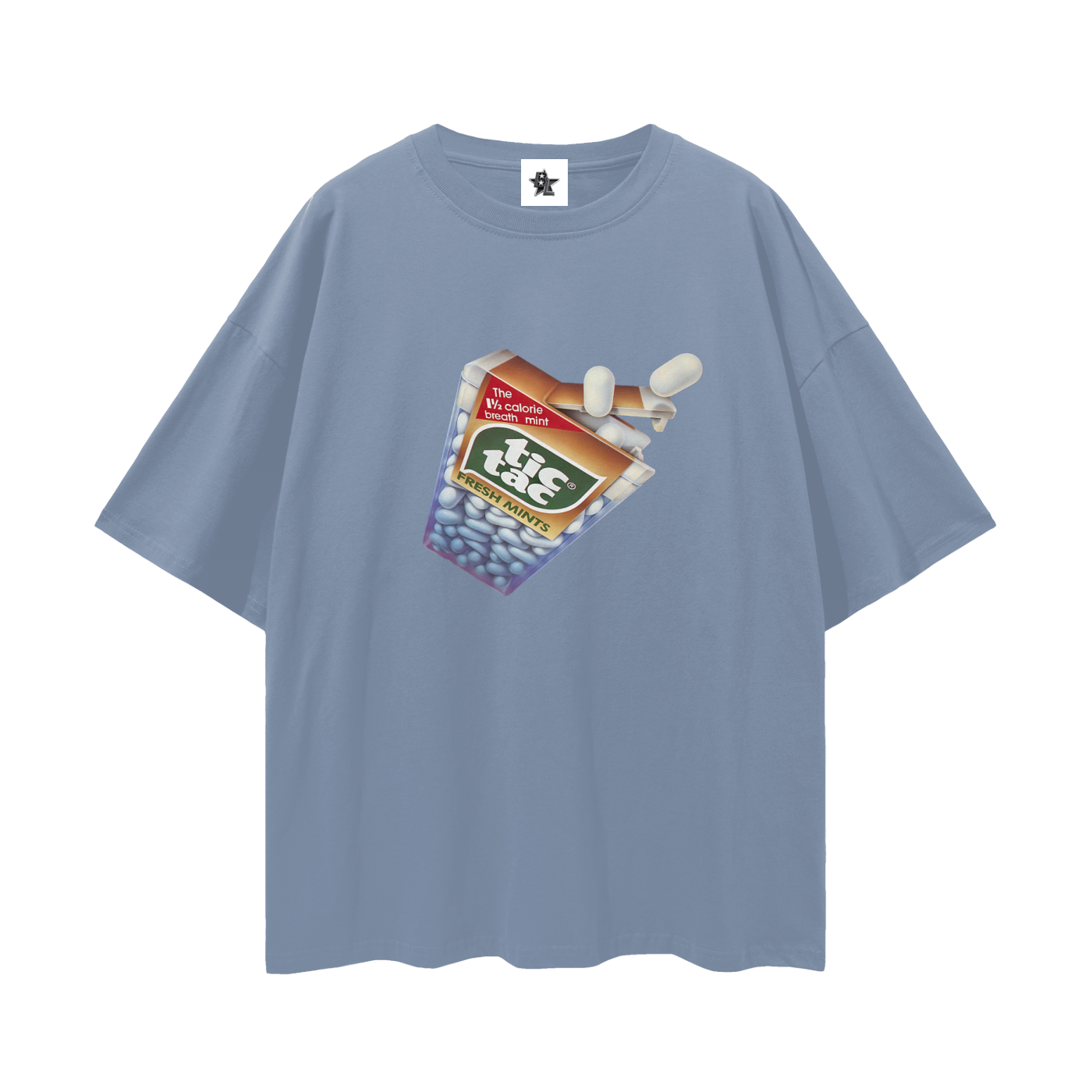 Vintage/Y2K Tic Tac Graphic Oversized T Shirt