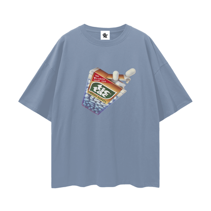 Vintage/Y2K Tic Tac Graphic Oversized T Shirt
