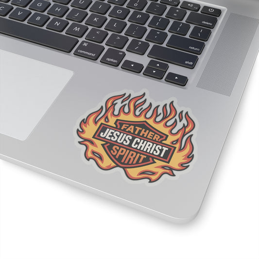 Religious Jesus Christ Harley Davidson Sticker