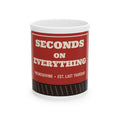 Seconds on Everything Vintage Matchbook Friendsgiving Mug