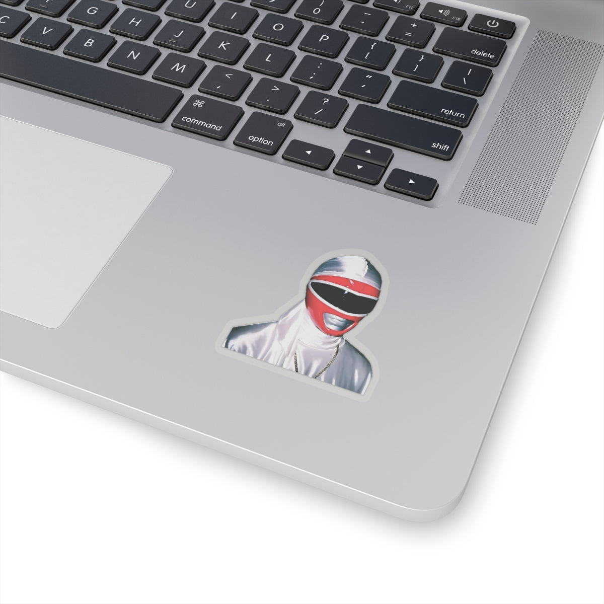 Red Power Ranger Durag Funny Sticker