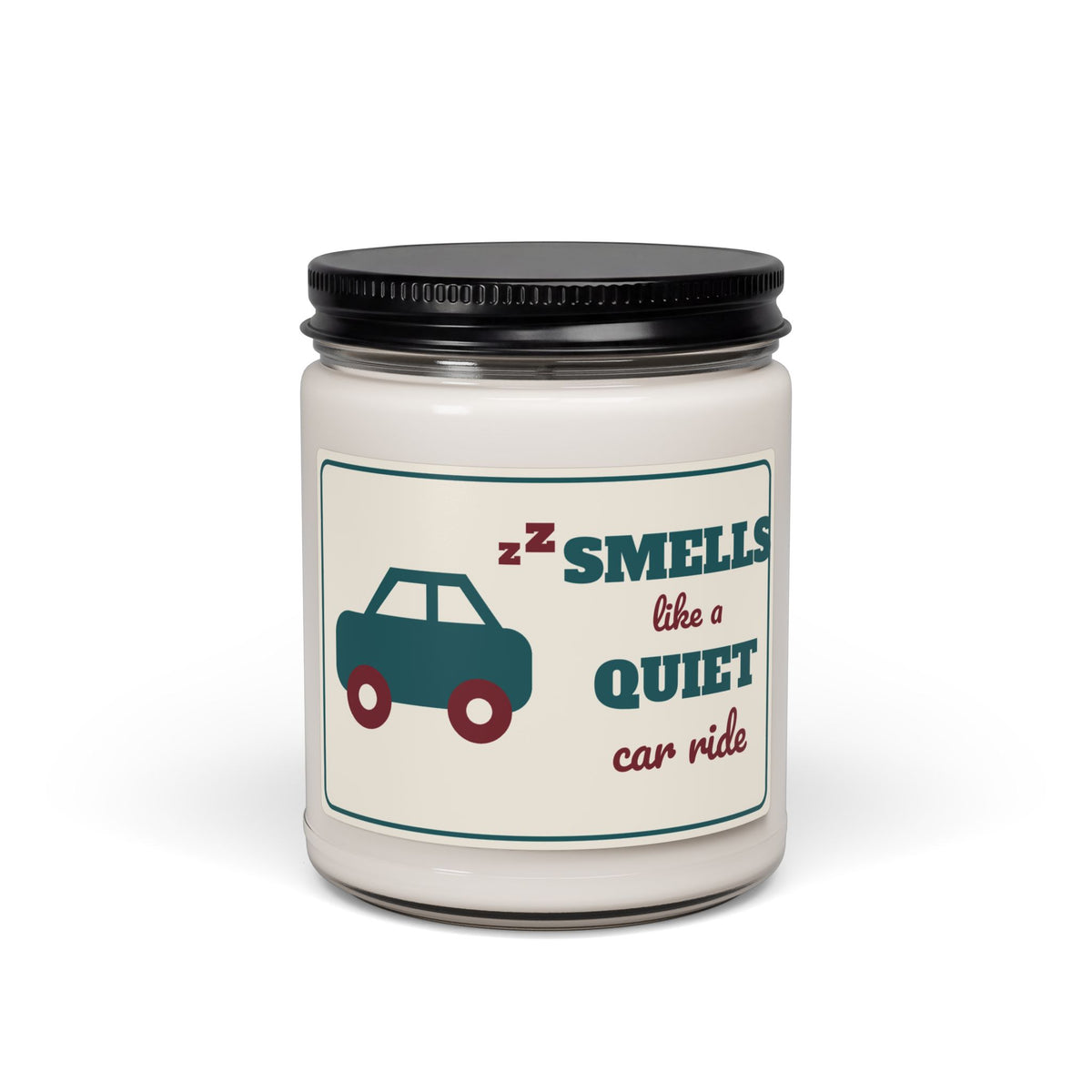 Funny Mom Candle, Smells Like a Quiet Car Ride Soy Candle 9oz, Mom Humor Gift, Mothers Day Gift for Her