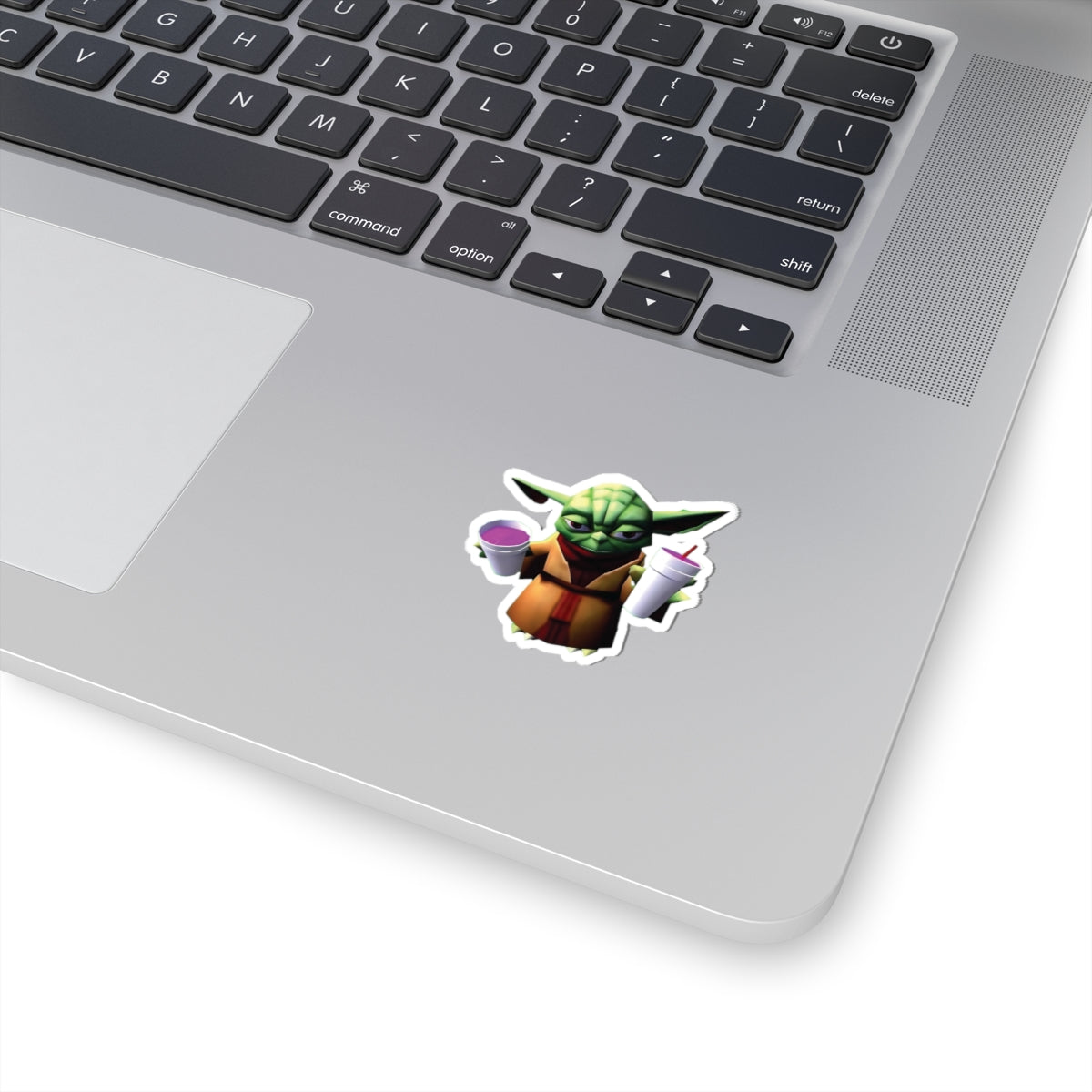 Yoda Double Cupped Lean Funny Sticker
