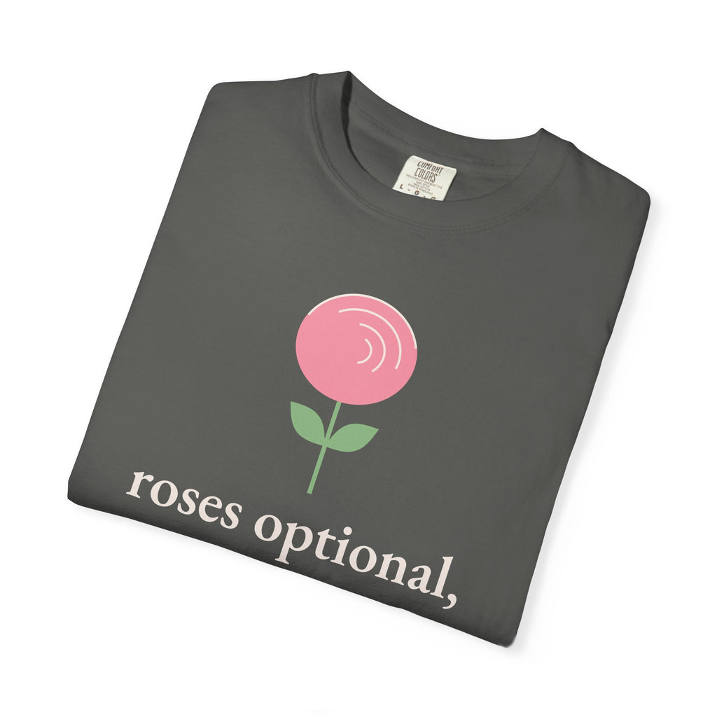 Galentines Day Shirt, Roses Optional Friends Required Tee, Best Friend Gift, Valentines Shirt for Women, Comfort Colors