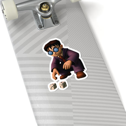 Harry Potter Rolling Dice Funny Sticker
