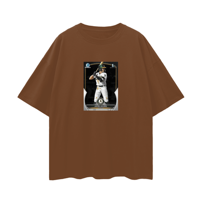 Jacob Wilson Athletics 1st Bowman T Shirt Vintage Like Graphic Oversized T Shirt