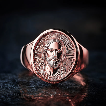 Face Of Jesus Ring