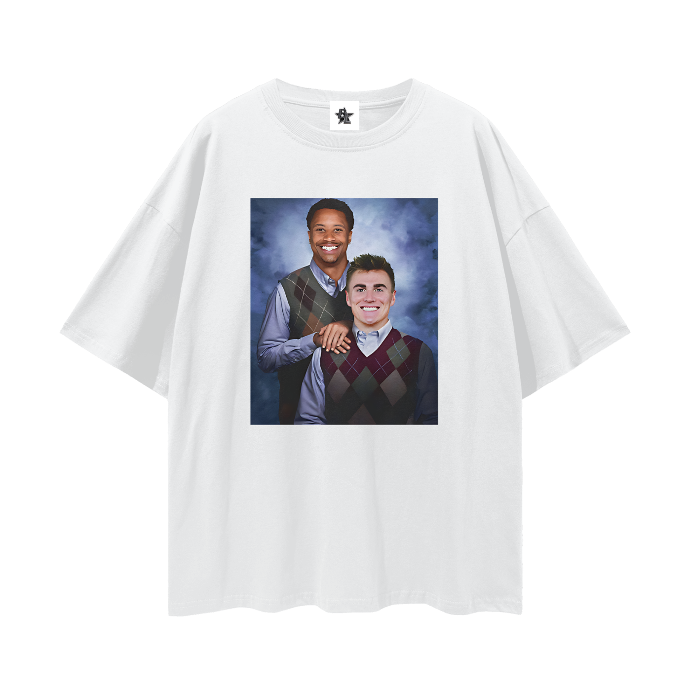 Vintage/Y2K Bo Nix Step Brothers Oversized T Shirt