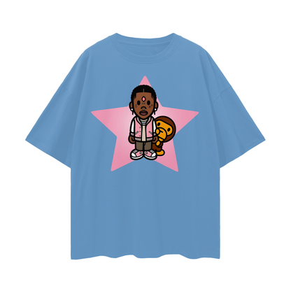 Vintage Like Lil Uzi Baby Milo Star Oversized T Shirt