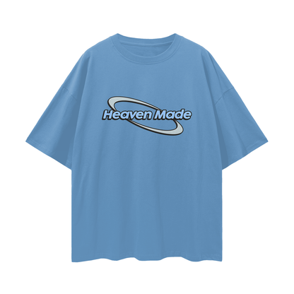 Religious Jesus Heaven Made Graphic Oversized T Shirt