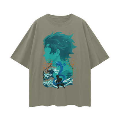 Vintage/Y2K Demon Slayer Anime Oversized T Shirt
