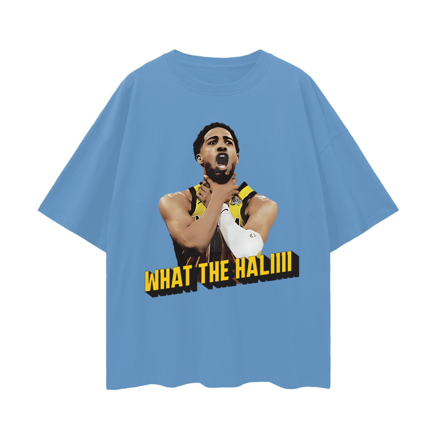 Tyrese Haliburton What The Hali Pacers Choke 90s Y2K Vintage Like Graphic Oversized T Shirt