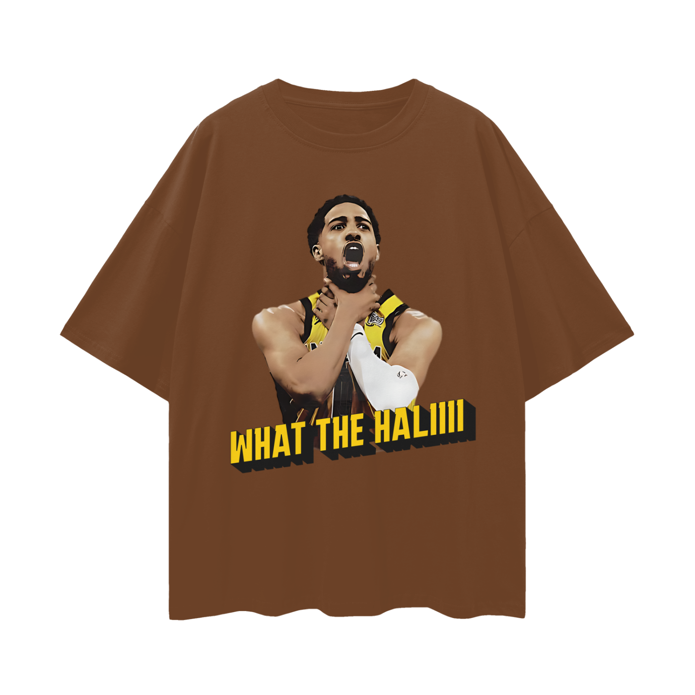 Tyrese Haliburton What The Hali Pacers Choke 90s Y2K Vintage Like Graphic Oversized T Shirt