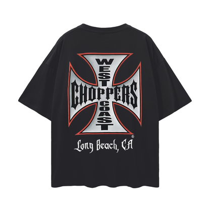 Vintage Like Jesse Who West Coast Choppers Long Beach Oversized T Shirt