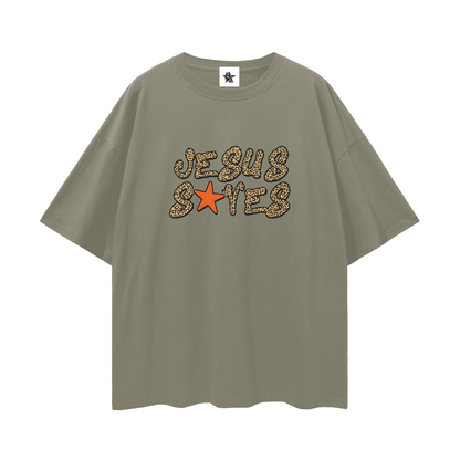 Vintage/Y2K Religious Jesus Saves Oversized T Shirt