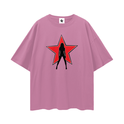 Vintage/Y2K Star Lady Oversized T Shirt