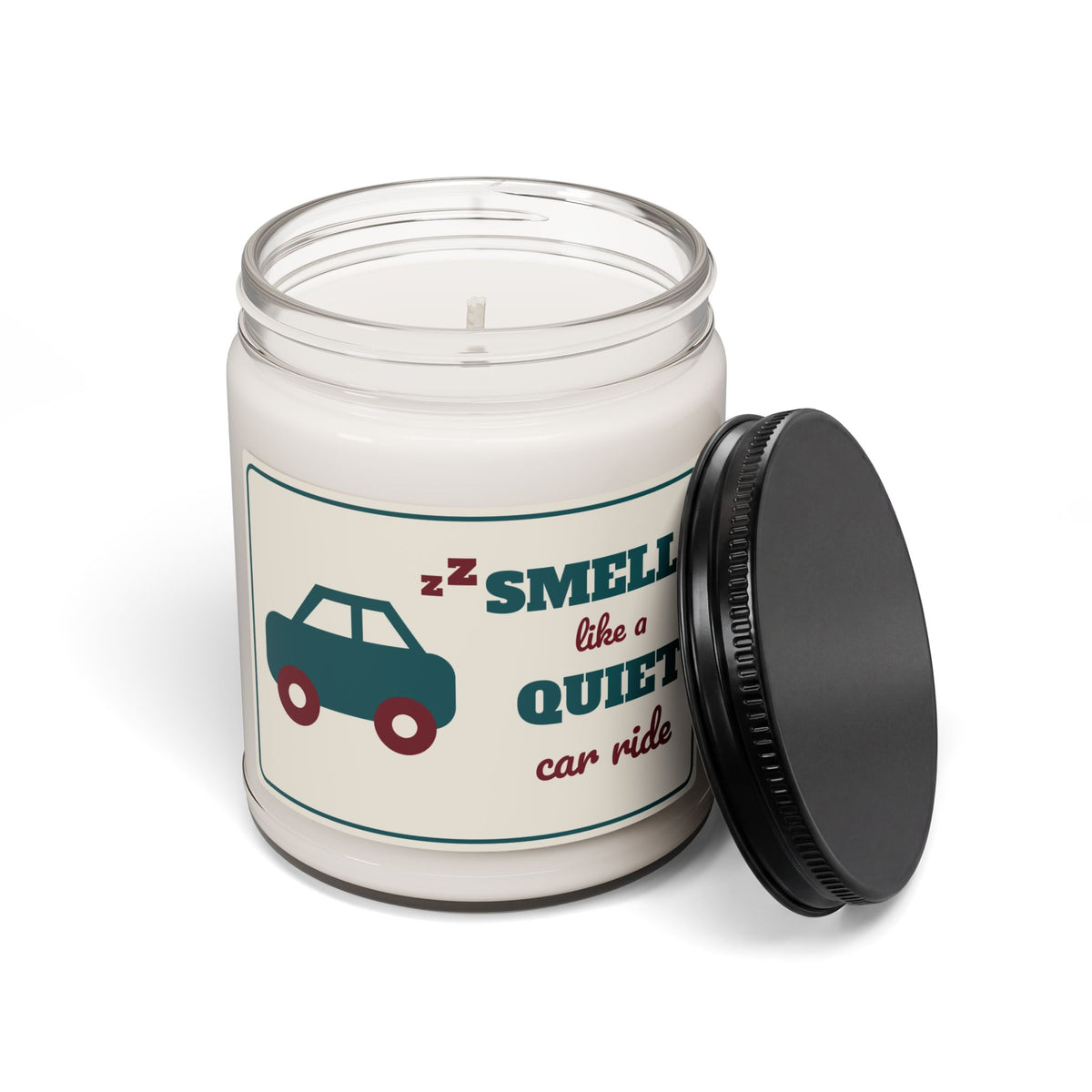Funny Mom Candle, Smells Like a Quiet Car Ride Soy Candle 9oz, Mom Humor Gift, Mothers Day Gift for Her