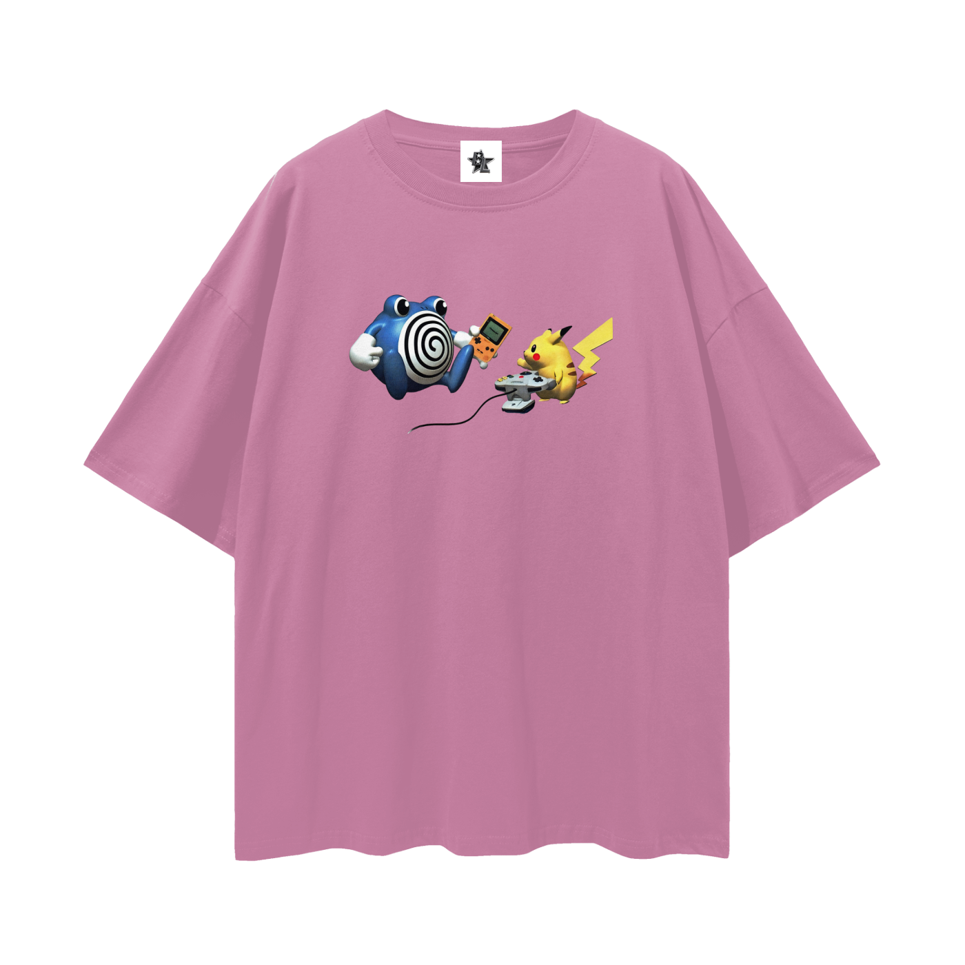 Vintage Y2K Cartoon Critter — Oversized Heavyweight Tee