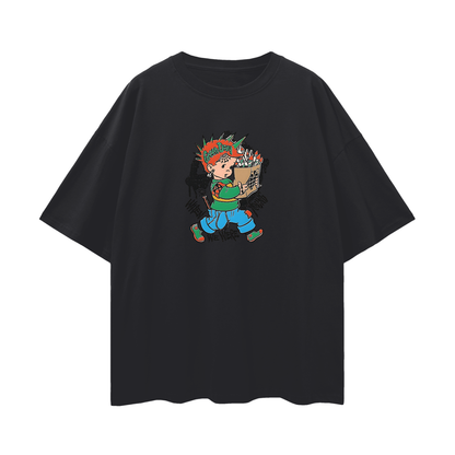 Vintage Like Green Day Band Oversized T Shirt