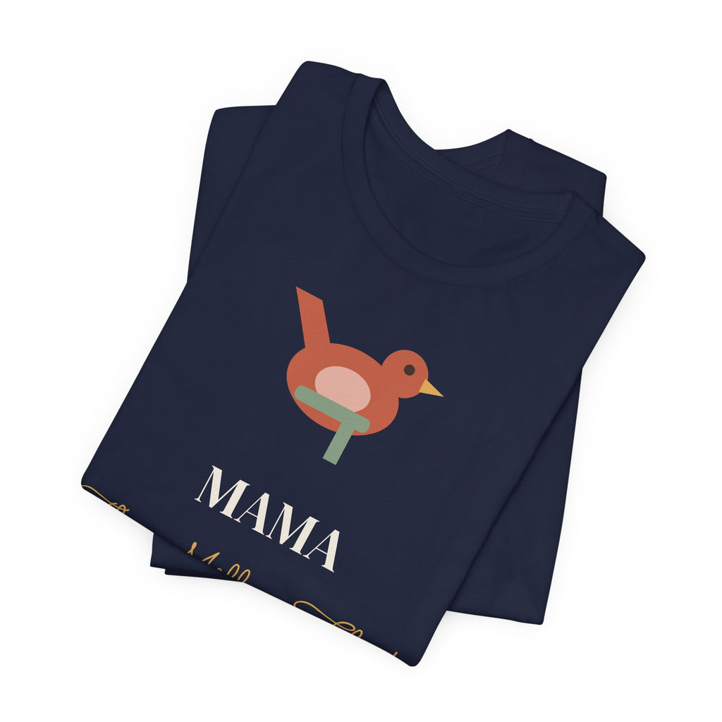 Mama Papa Wren Flock Tee, Matching Family Christmas Shirts