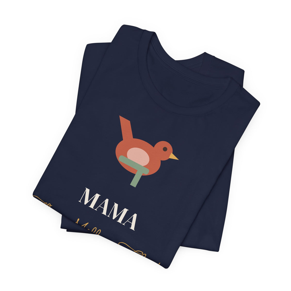 Mama Papa Wren Flock Tee, Matching Family Christmas Shirts