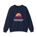 Champagne Taste Leftover Budget 80s Airbrush New Years Sweatshirt Gift for Her