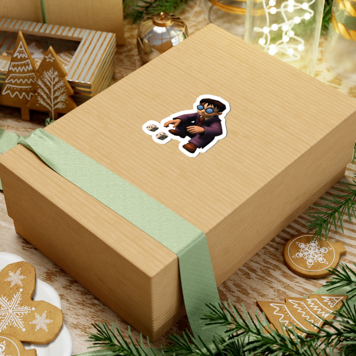 Harry Potter Rolling Dice Funny Sticker