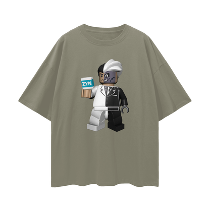 Vintage/Y2K Lego Batman Two-Face Zyn Can Funny Oversized T Shirt