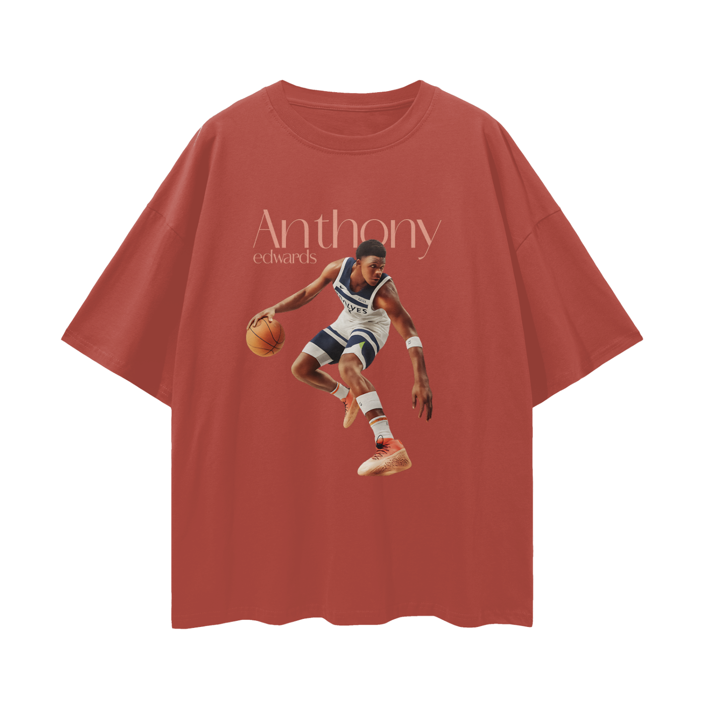 Anthony Edwards Minnesota Timberwolves Oversized T Shirt