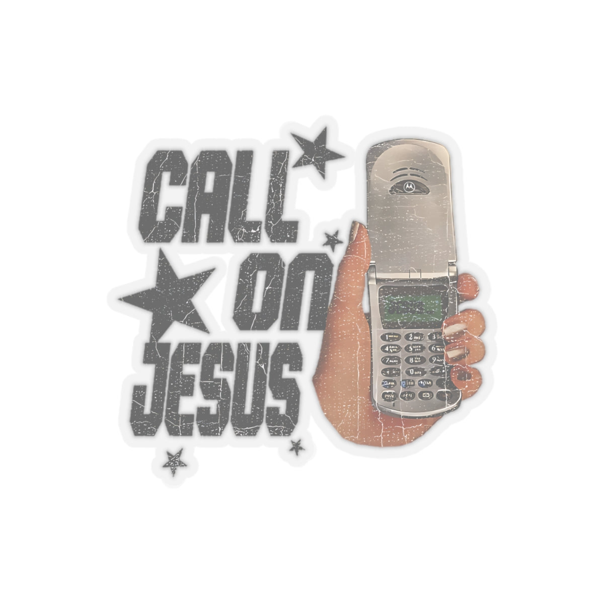 Call On Jesus Sticker