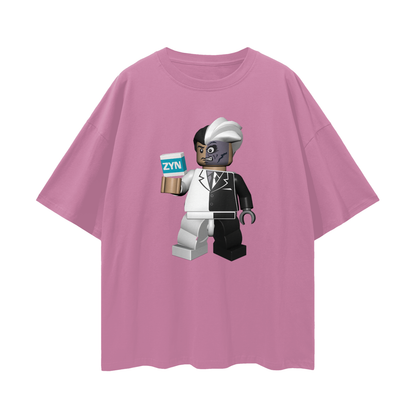 Vintage/Y2K Lego Batman Two-Face Zyn Can Funny Oversized T Shirt