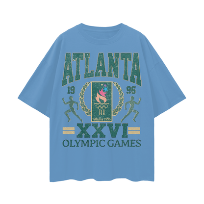 Vintage Like 1996 Atlanta Games Graphic Oversized T Shirt