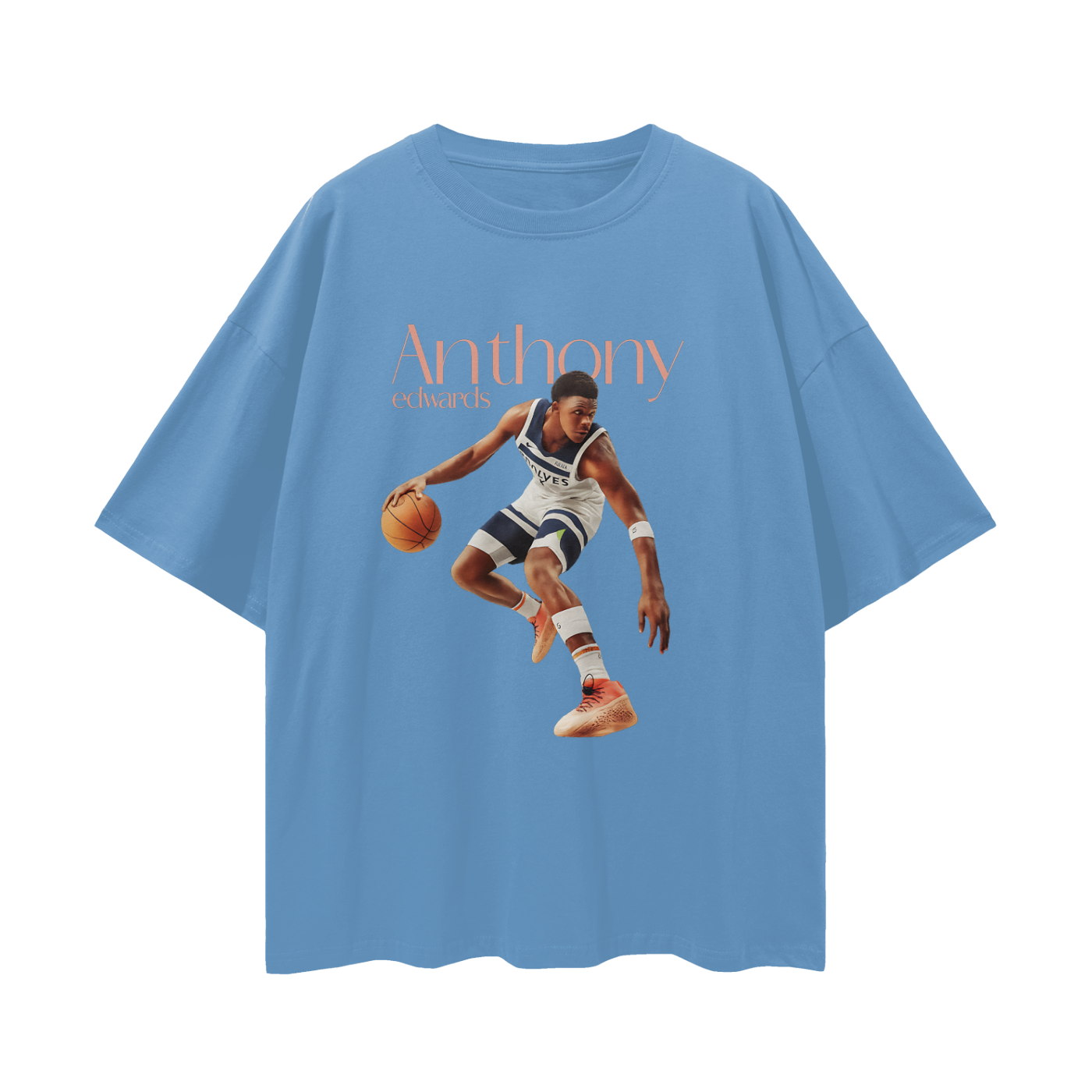 Anthony Edwards Minnesota Timberwolves Oversized T Shirt