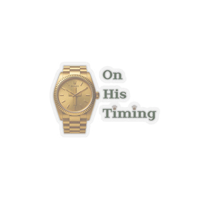 Religious Jesus On His Timing Rolex Sticker