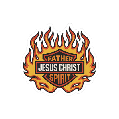 Religious Jesus Christ Harley Davidson Sticker
