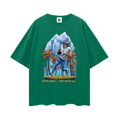 Vintage/Y2K Rams Puka Nacua Downtown Rookie Oversized T Shirt