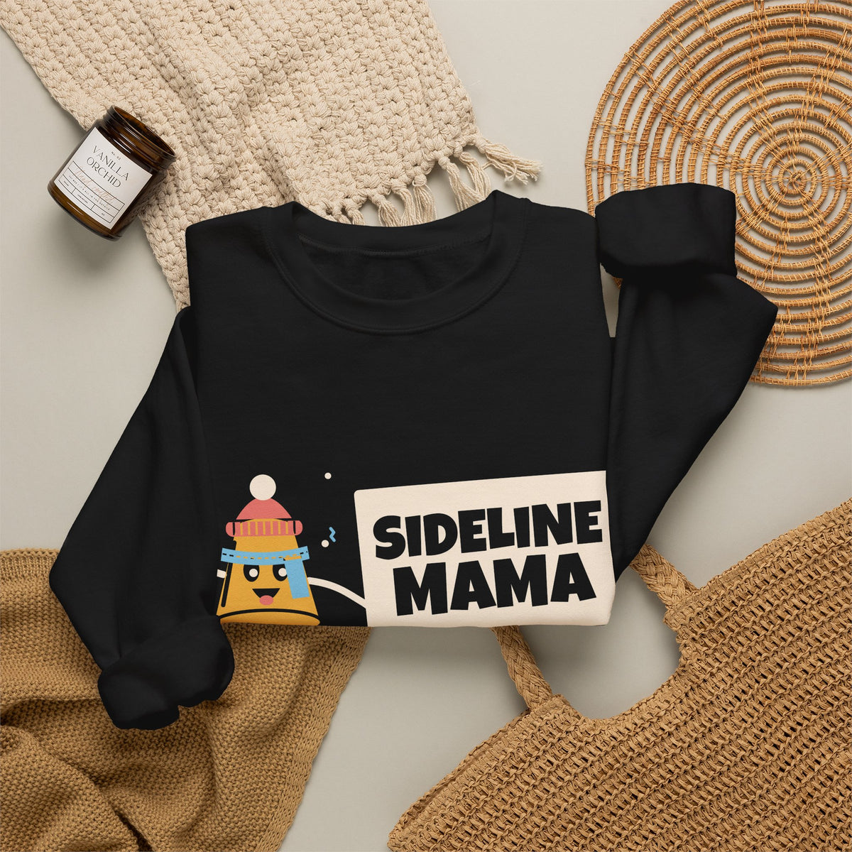 Sports Mom Sweatshirt for Women, Sideline Mama Loud Proud and Cold Crewneck, Sideline Mom Sweatshirt, Cheer Section Gift, Fall Sports Top