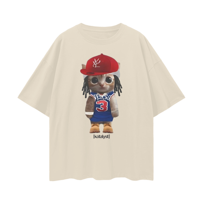 Vintage Like Playboi Carti Cat Meme Graphic Oversized T Shirt