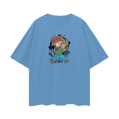 Vintage Like Green Day Band Oversized T Shirt