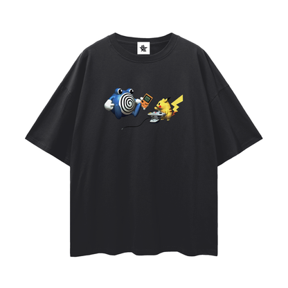 Vintage Y2K Cartoon Critter — Oversized Heavyweight Tee