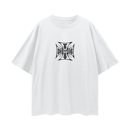 Vintage/Y2K Style West Coast Choppers Web Oversized T Shirt