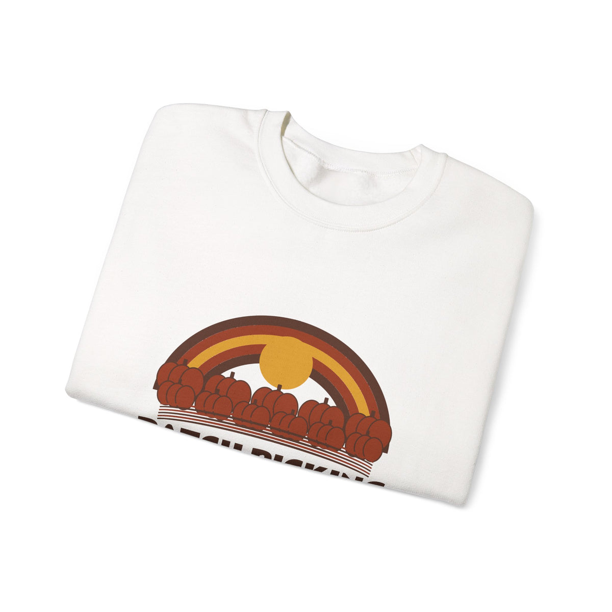 Patch Picking Season Retro 70s Pumpkin Patch Crewneck Gift for Her
