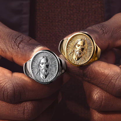 Face Of Jesus Ring