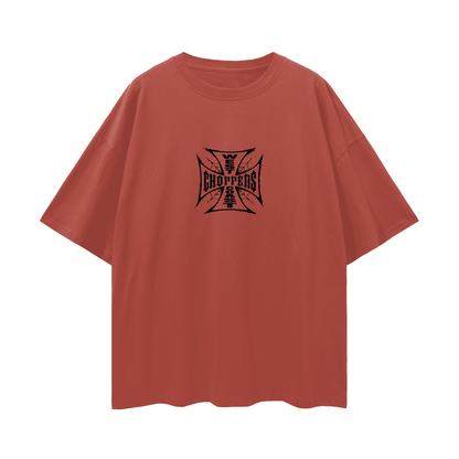 Vintage/Y2K Style West Coast Choppers Web Oversized T Shirt