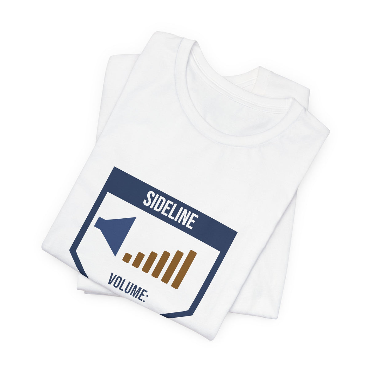 Sports Mom Shirt, Sideline Volume High Tee, Sideline Mom T-Shirt, Soccer Mom Gift, Loud Mom Graphic Tee