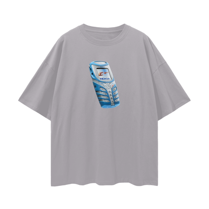 Nokia Phone Y2K Vintage Like Graphic Oversized T Shirt