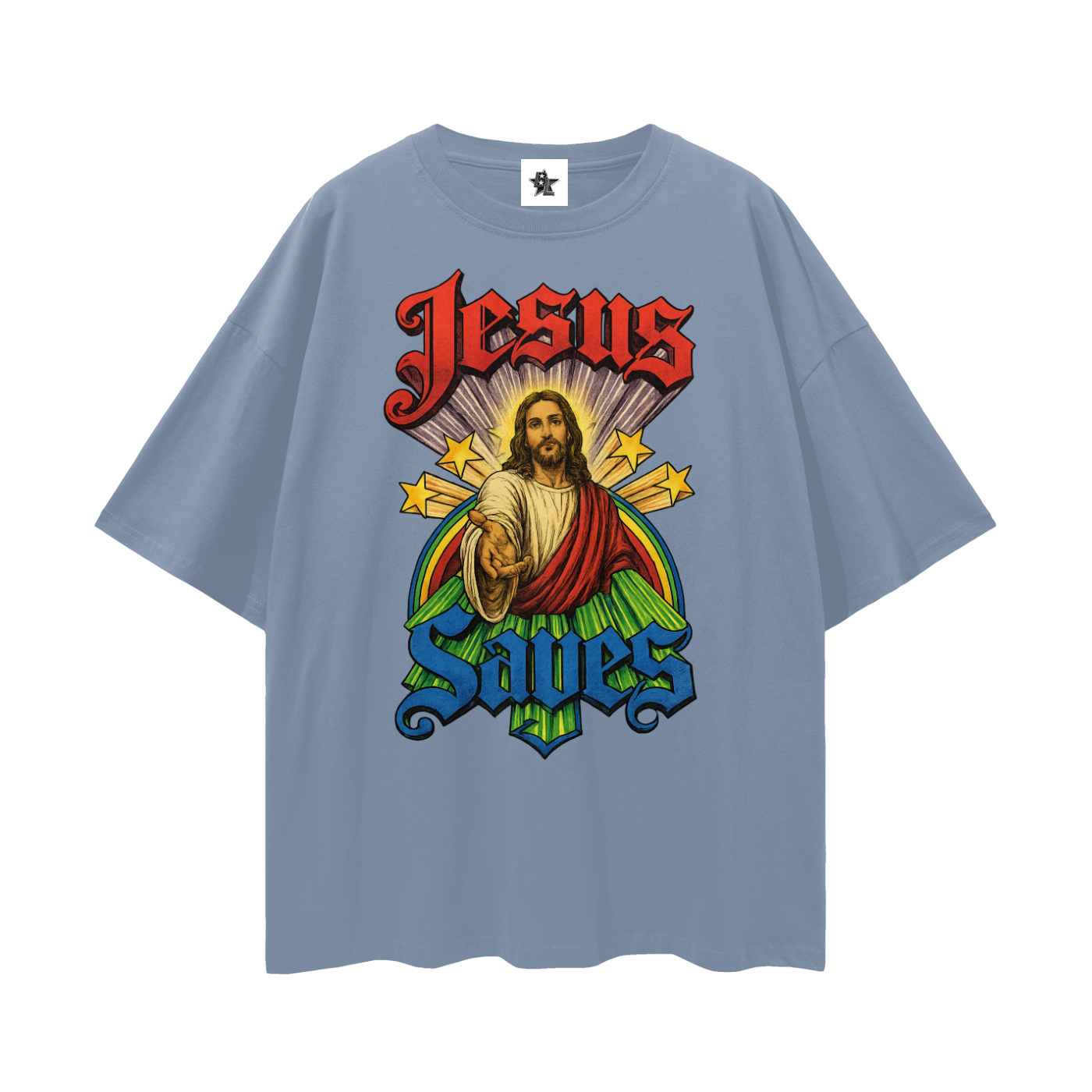 Vintage/Y2K Religious Jesus Saves Graphic T Shirt